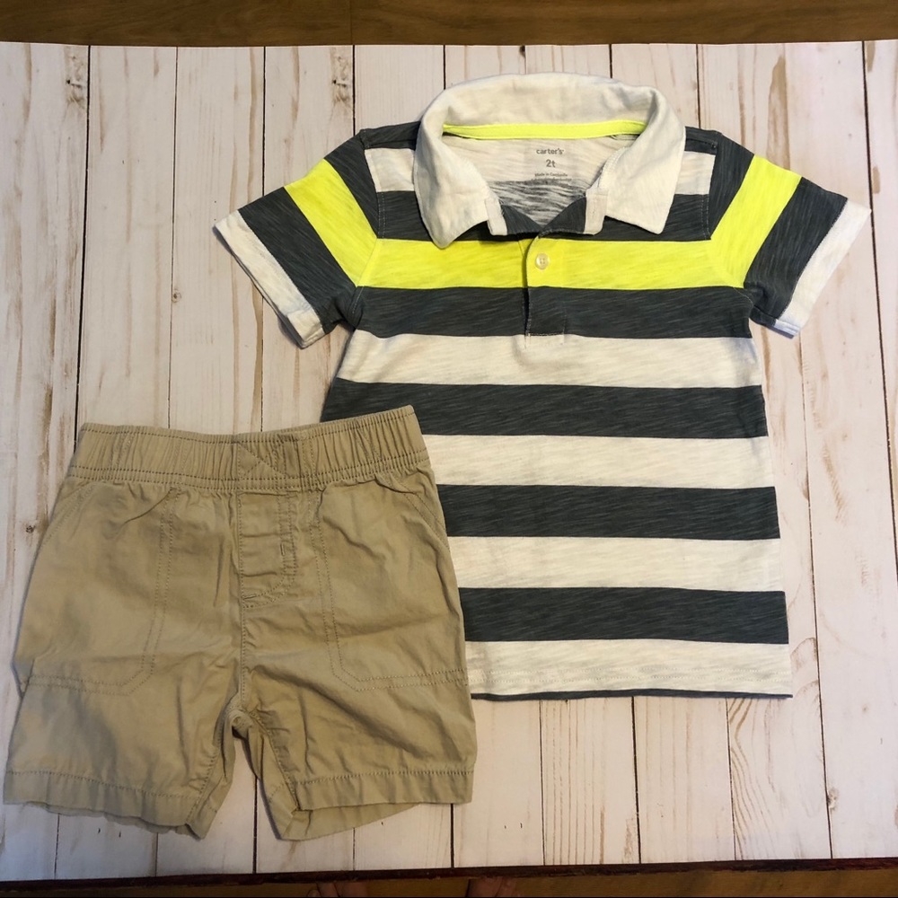 Boys polo outfit